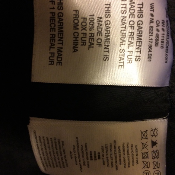 Michael Kors Mens Winter Parka with Fox Fur - Picture 8 of 8